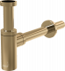 Сифон для умывальника DN32 DESIGN круглый, GOLD-глянец AlcaPlast A400-G-P  (A400-G-P)