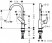 Hansgrohe Logis 71130000 смеситель для раковины с д/к, хром