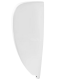 Перегородка для писсуара SantiLine SL-6006 белая, фаянс  (SL-6006)