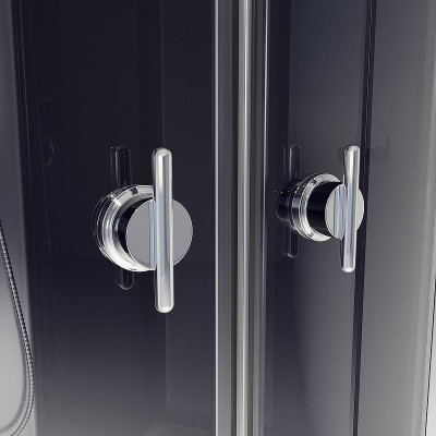 Душевая кабина Niagara Eco 90x90 E90/13/TN/BK четверть круга