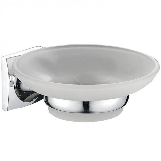 Мыльница Haiba HB8502 настенная (металл стекло) хром