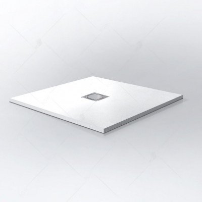 Душевой поддон RGW ST-W Stone Tray квадратный 900x900 белый глубина 12мм (16152099-01)