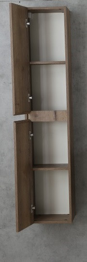 Шкаф подвесной, с двумя распашными дверцами с доводчиками BelBagno KRAFT-1600-2A-SC-RT-L