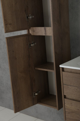 Шкаф подвесной, с двумя распашными дверцами с доводчиками BelBagno KRAFT-1600-2A-SC-RT-L