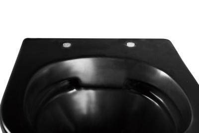 Комплект унитаза с инсталляцией Abber Bequem AC1100MB-AC0105-AC0121MB микролифт с черной клавишей