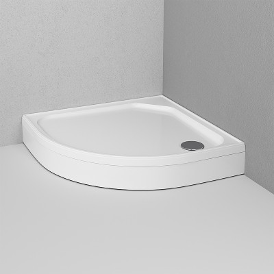 Акриловый душевой поддон AM.PM X-Joy 90x90 W88T-205-090W64 белый четверть круга
