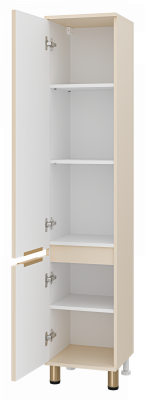 Шкаф пенал Brevita Enfida 35 универсальный левый бежевый ENF-05035-030L