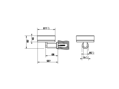 Мыльница для ванной Gessi Accessories 38803-299 черная