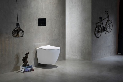 Унитаз SantiLine SL-5025 подвесной белый микролифт