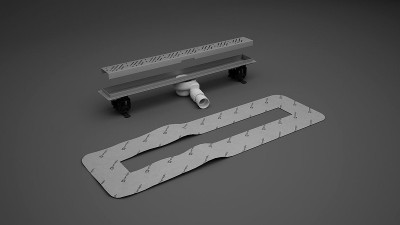 Душевой лоток Radaway RadаDrain 85 5L085A/5R085B с решеткой под плитку Basic