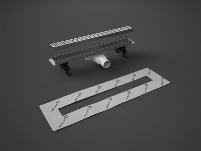 Душевой лоток Radaway RadаDrain 85 5L085A/5R085B с решеткой под плитку Basic