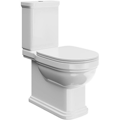 Унитаз компакт Kerama Marazzi Pompei PO.wc.01 белый глянцевый без бачка и сиденья