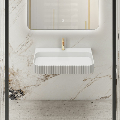 Раковина подвесная Vincea 90 VWB-6SG90MW белая матовая прямоугольная