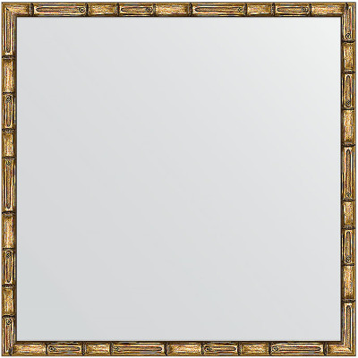 Зеркало настенное Evoform Definite 57х57 BY 0609 в багетной раме Золотой бамбук 24 мм