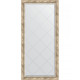 Зеркало настенное Evoform ExclusiveG 135х73 BY 4263 с гравировкой в багетной раме Прованс с плетением 70 мм  (BY 4263)