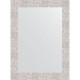Зеркало настенное Evoform Definite 76х56 BY 3051 в багетной раме Соты алюминий 70 мм  (BY 3051)