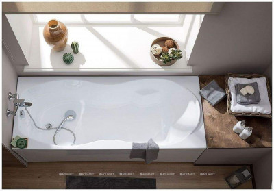 Акриловая ванна Aquanet Tessa NEW 170x70 с каркасом пристенная прямоугольная (00242925)