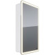 Зеркальный шкаф в ванную Lemark Element 45 LM45ZS-E с подсветкой белый  (LM45ZS-E)