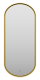 Зеркало подвесное в ванную Brevita Saturn подсветка сенсорное 500x1150 овальное золото (SAT-Dro1-050-gold)  (SAT-Dro1-050-gold)