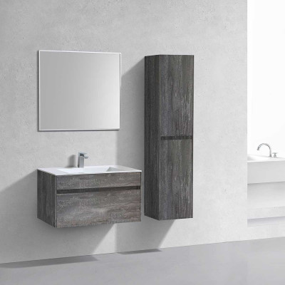Тумба под раковину Vincea Chiara 800 подвесная 1 ящик soft-close, G.Stone VMC-2C800GS