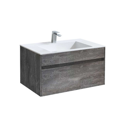 Тумба под раковину Vincea Chiara 800 подвесная 1 ящик soft-close, G.Stone VMC-2C800GS