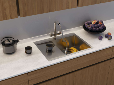 Мойка OMOIKIRI AKISAME 65-GM-R нерж.сталь прямоугольная 650x510 (4973098)