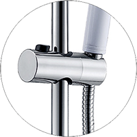 WasserKRAFT A039 комплект душевой 112см х 52,6см, хром