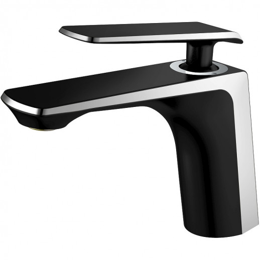 Однорычажный смеситель для раковины Haiba HB10548-7 (латунь) черный, хром