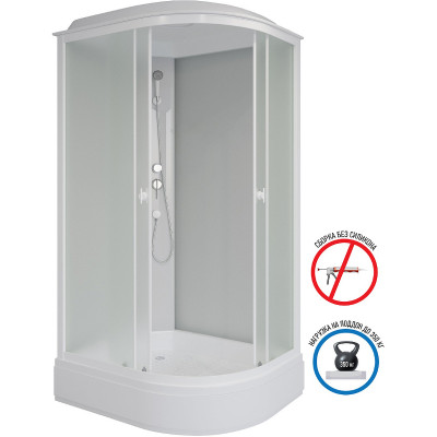 Душевая кабина Niagara Promo 90x80 L P90/80/26L/MT асимметричная