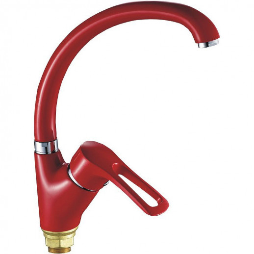 Смеситель для кухни Haiba HB4166-6 (латунь) красный