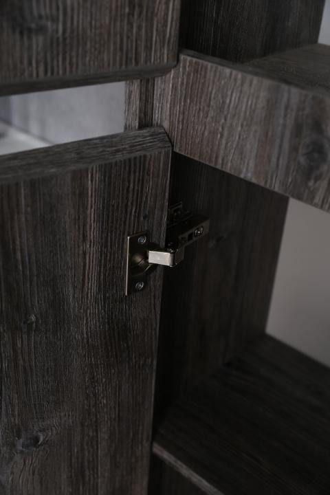 Шкаф подвесной, с двумя распашными дверцами с доводчиками BelBagno KRAFT-1600-2A-SC-PP-L