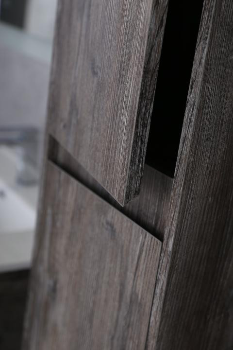 Шкаф подвесной, с двумя распашными дверцами с доводчиками BelBagno KRAFT-1600-2A-SC-PP-L