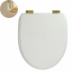 Migliore Milady Laccato Bianco 20909 сиденье для унитаза, белый/золото Migliore Milady Bianco DO сиденье для унитаза, белый/золото (20909)