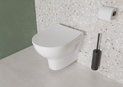 Комплект унитаза с инсталляцией Vitra Zentrum L-box 9012B003-7206 с сиденьем микролифт и клавишей смыва хром