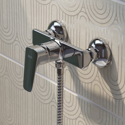 Смеситель для душа IDDIS Vibe (VIBSB00i03WA), дизайн современный