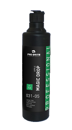 Pro-brite 031 Magic Drop. Apple cредство с ароматом яблока для мойки посуды