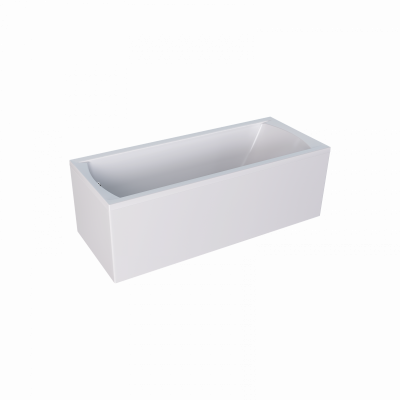 Ванна акриловая Marka One MODERN 165x70 прямоугольная 178 л белая (01мод16570)