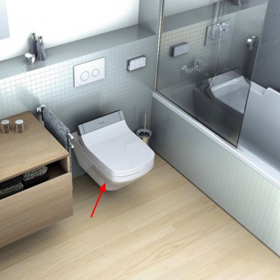 DURAVIT DuraStyle 2537590000 унитаз подвесной, белый Alpin