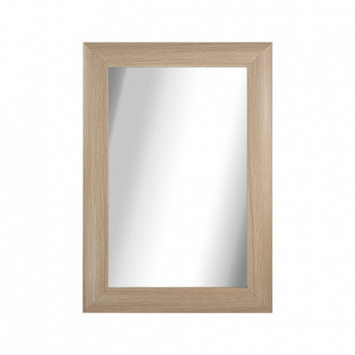 Зеркало GFmark в деревянной рамке дуб, горизонтальное, вертикальное, 410х610х55 мм, МДФ (45753)