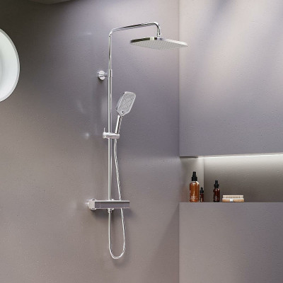 Душевая система Damixa Gala 953800000 с термостатом хром 3 режима