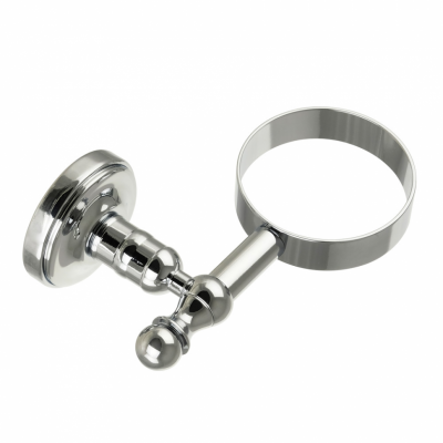 Стакан в настенном держателе MIGLIORE Mirella 17225, керамика/хром