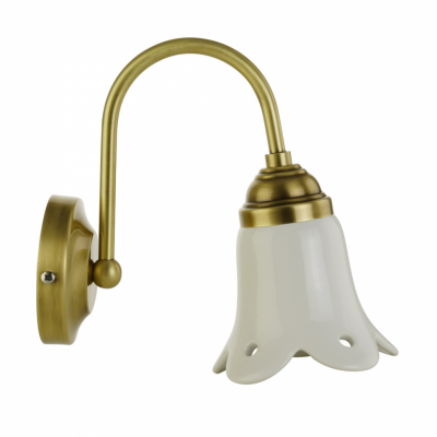 Светильник настенный MIGLIORE Mirella 17189, керамика/бронза