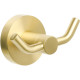 Двойной крючок в ванную Fixsen Comfort Gold FX-87005A золото матовое (FX-87005A)