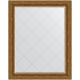 Зеркало настенное Evoform ExclusiveG 124х99 BY 4376 с гравировкой в багетной раме Травленая бронза 99 мм  (BY 4376)