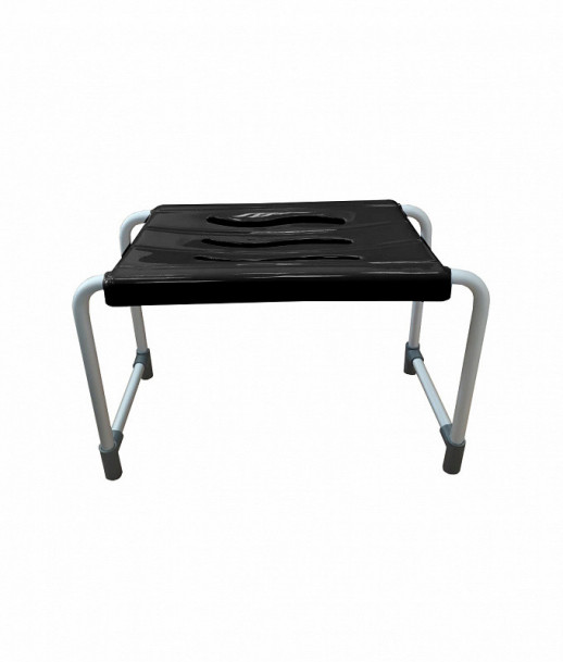 Стул для ванной Primanova (черный) алюминиевый каркас, Макс. нагрузка: до 120 кг M-KV02-06