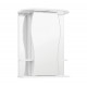 Зеркальный шкаф для ванной Style Line Эко Волна Лорена 55/С белый (ЛС-00000120)  (ЛС-00000120)