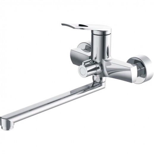 Смеситель для ванны Haiba HB22595 универсальный с душевым гарнитуром (латунь) хром