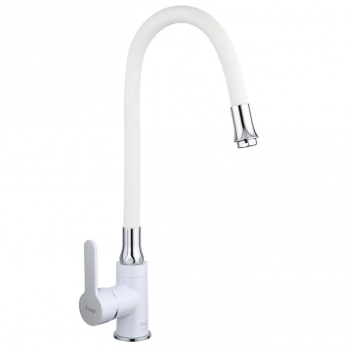 Смеситель для кухни Frap H41 F4041, белый/хром