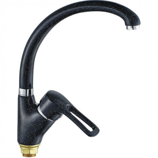 Смеситель для кухни Haiba HB4166-7 (латунь) черный