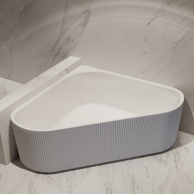 Ванна акриловая Abber 150х150 AB9446MW без гидромассажа четверть круга угловая